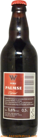 Viru Brewery - Palmse - Eripruul - back