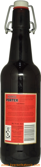Karksi Brewery - Karksi Porter - back